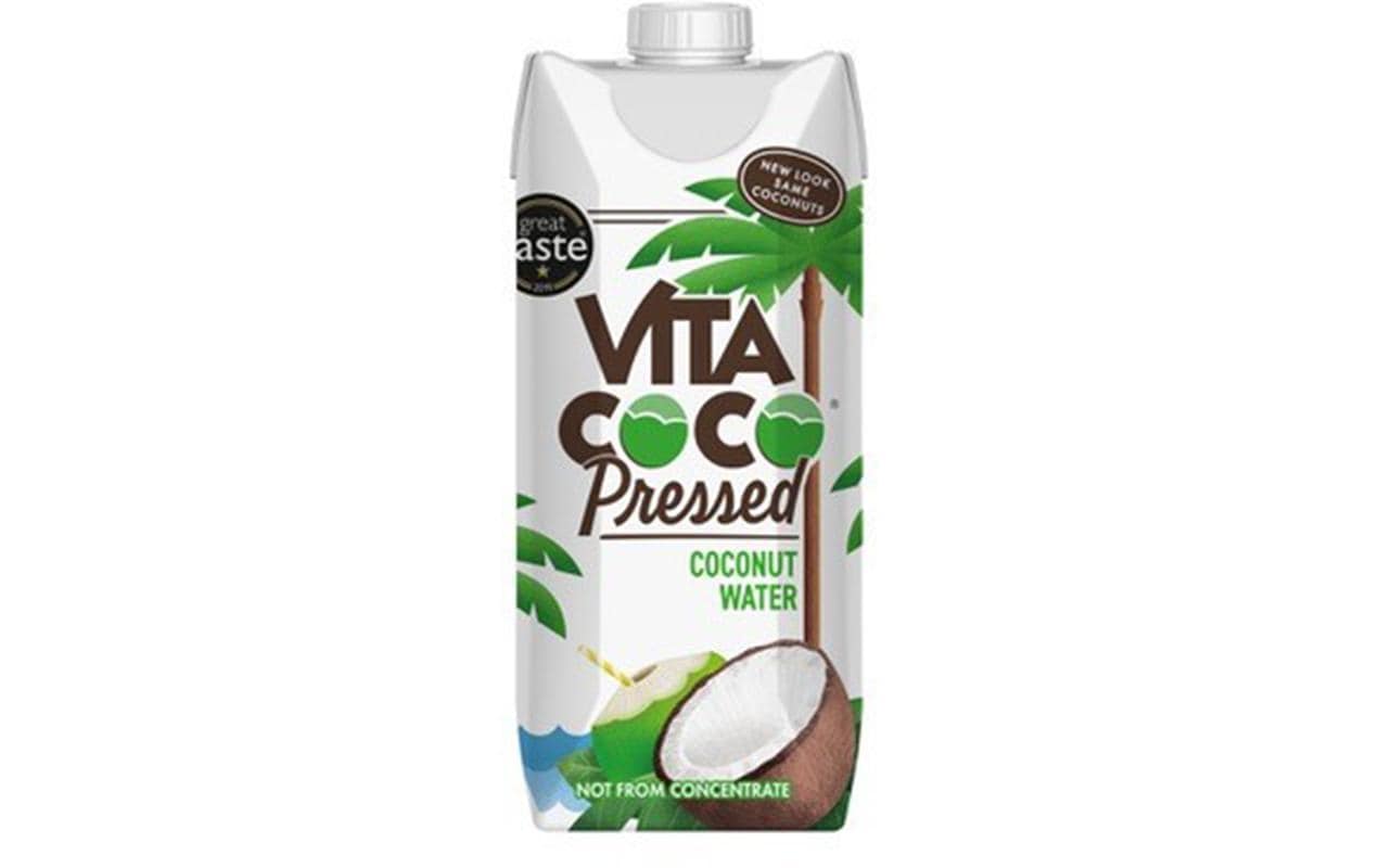 Pressed Coconut water 12 x 0.33 lKokosnusswasser mit Zusatz von gepresster Kokosnuss