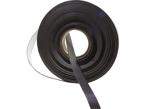 Magnetbånd sort tykkelse 0,85mm, bredde 25mm, længde 10m