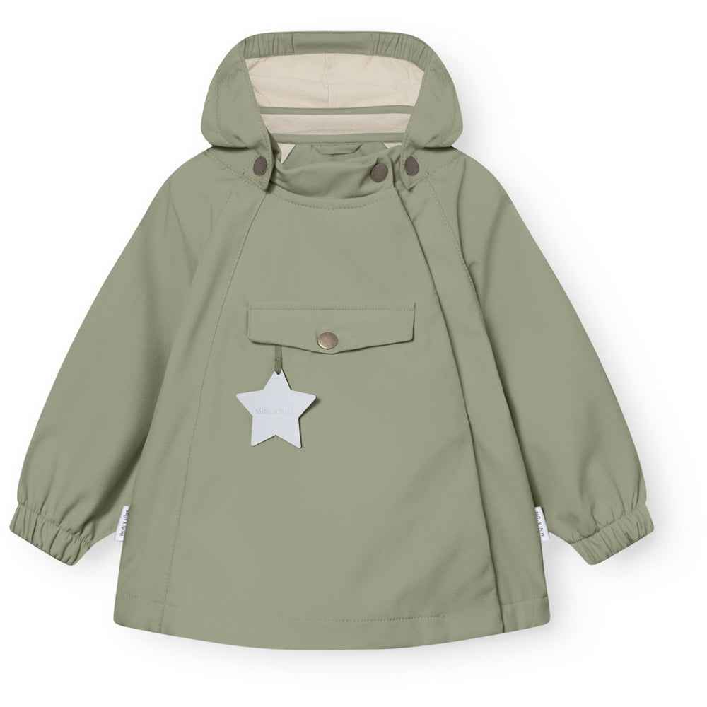 Køb Mini A ture Tea Green Matwai Softshell Jacket. Grs