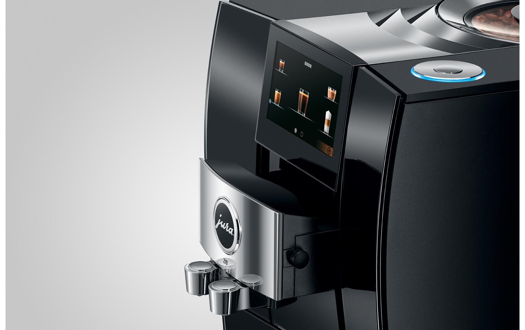 Kaffeevollautomat Z10 Diamond Black (SA)<br>Zweitassen-Vollautomat für verschiedene Kaffee- und Milchgetränke