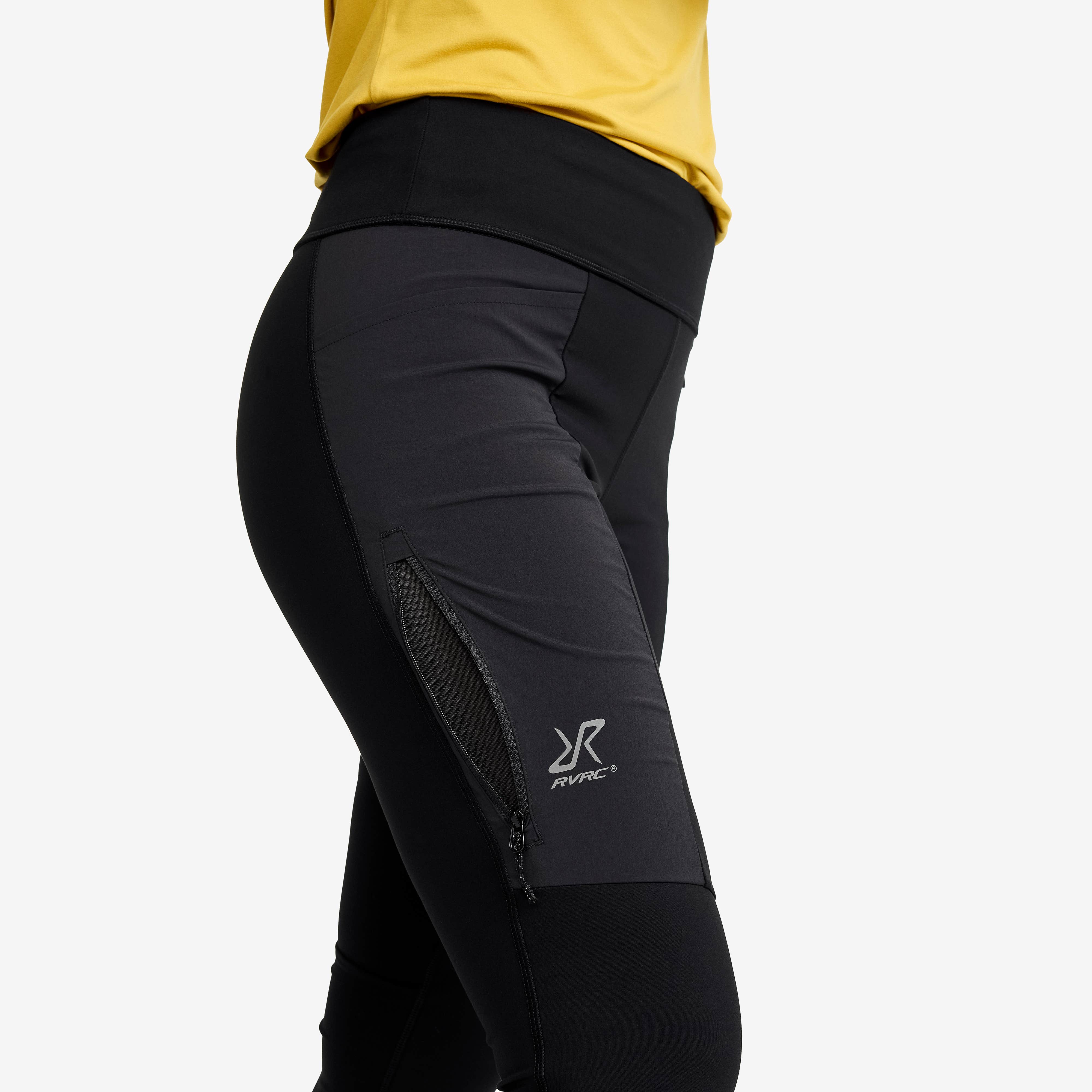 Cliff Pocket Wind Leggings Dame Black