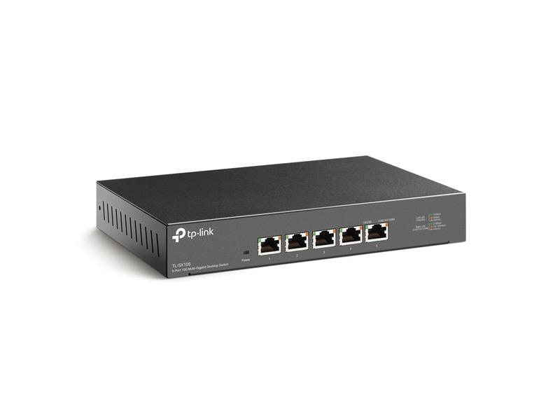 TP-Link Switch Omada Unmanaged Switch 5 x 10G Ports TL-SX10 5-Port 10G Desktop Switch