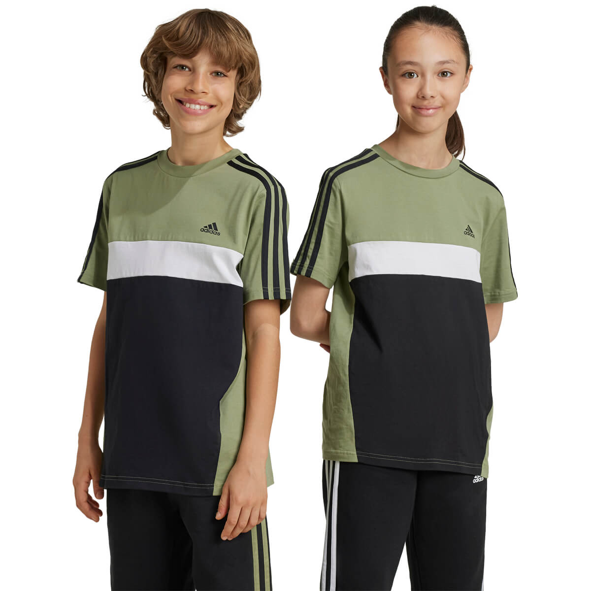 adidas Tiberio 3-Stripes Colorblock T-shirt Børn