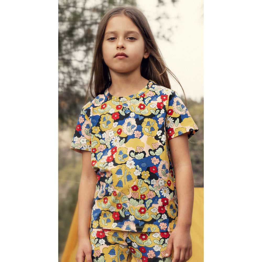 Køb Mini Rodini Multi Flowers AOP Bike Shorts