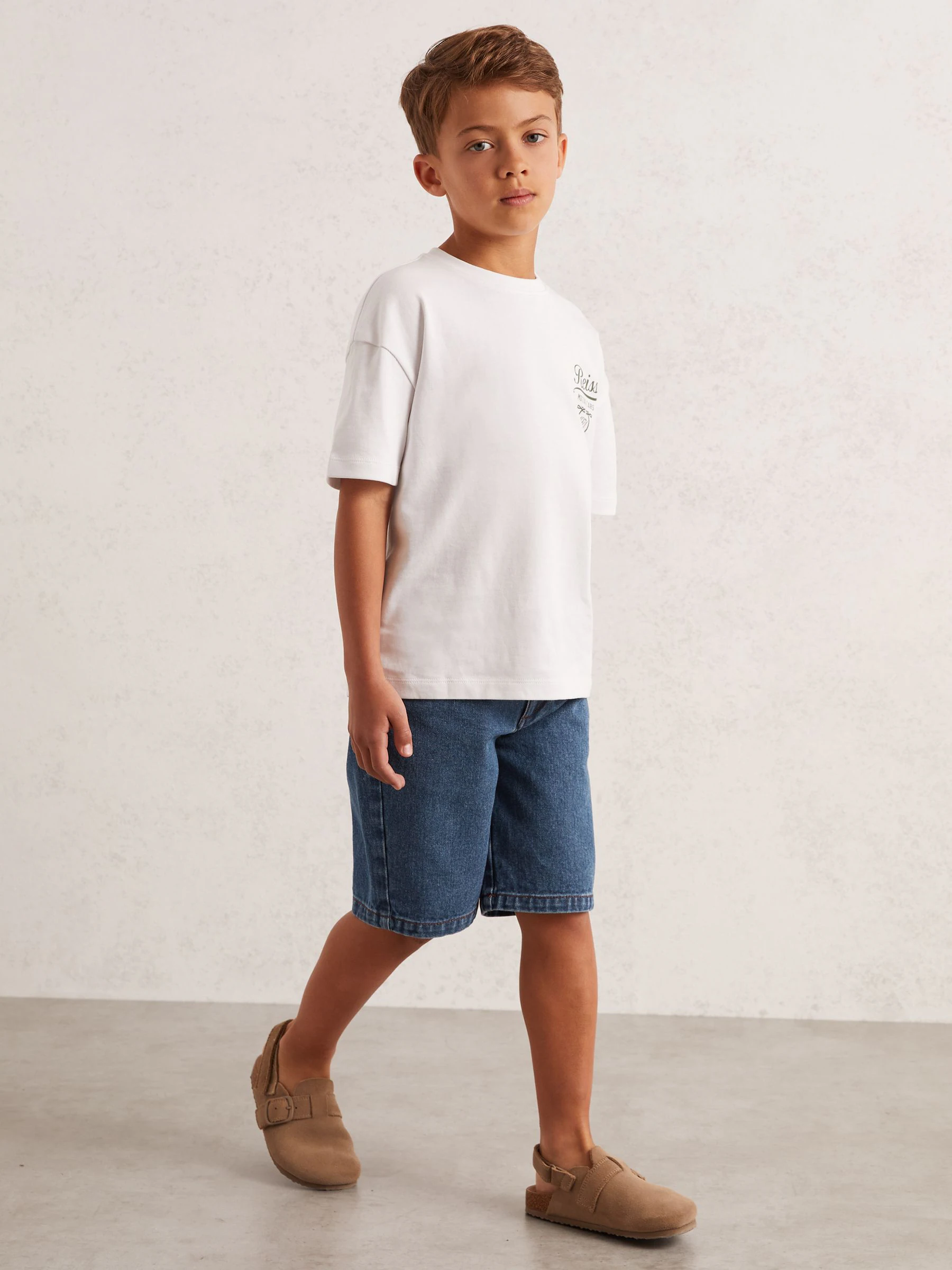 Reiss Bryan Denim Bermuda Shorts