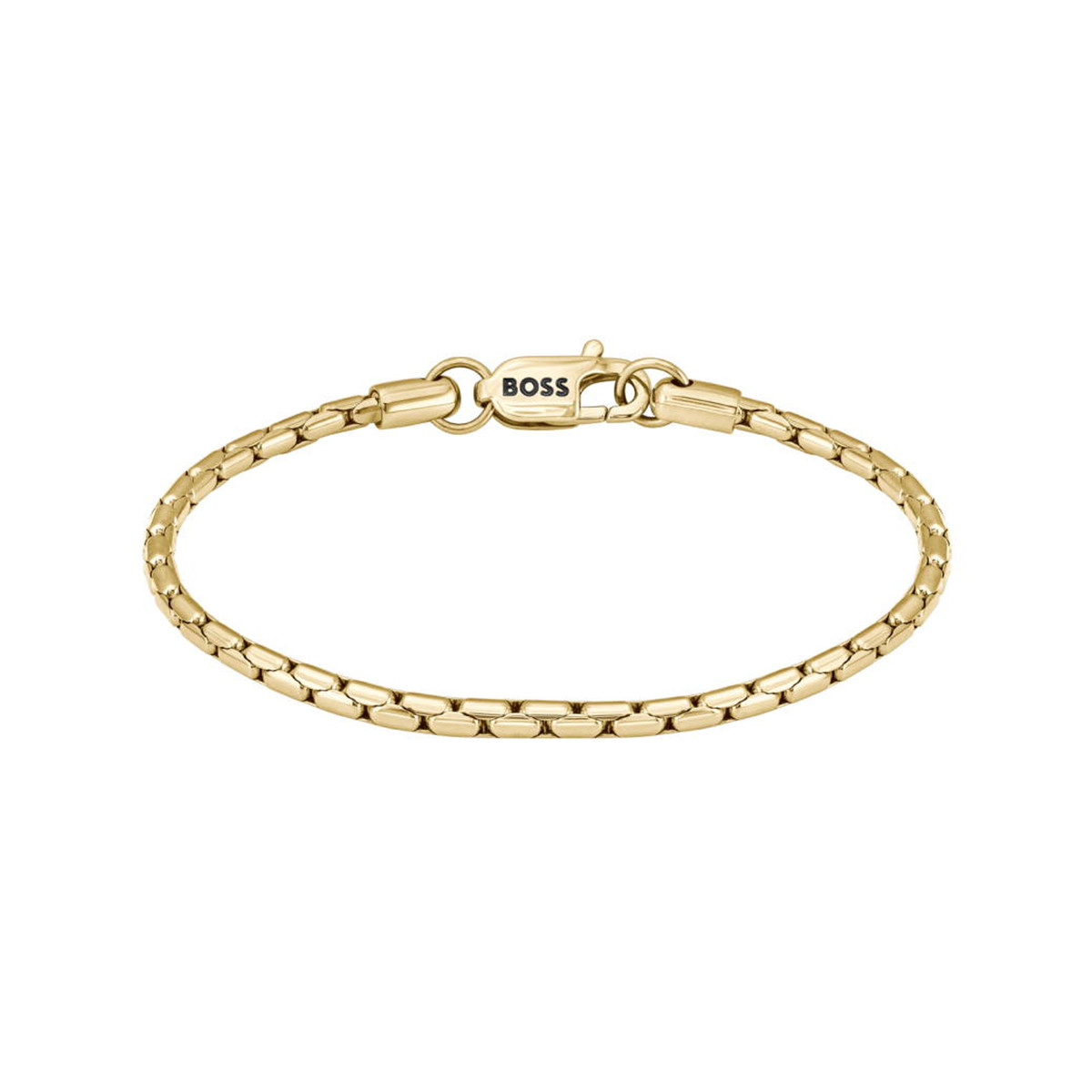 Bracelet BOSS acier doré 17,5 cm