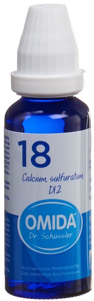 Omida Nr18 Calcium sulfuratum Dil 12 D Fl 30 ml