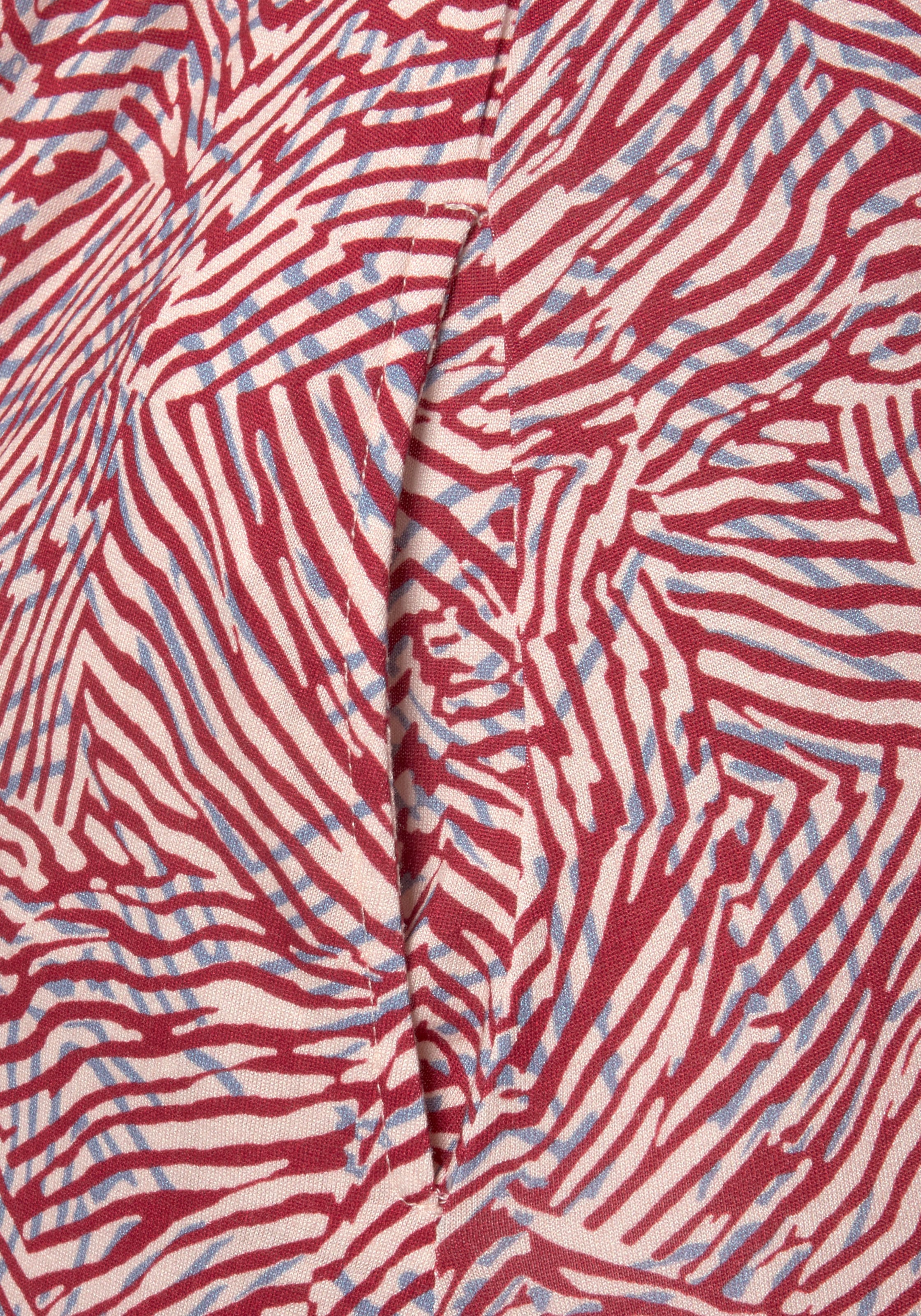 Vivance Maxikleid Eingrifftaschen mit grafischem Alloverdruck und Taschen, Sommerkleid, Strandkleid