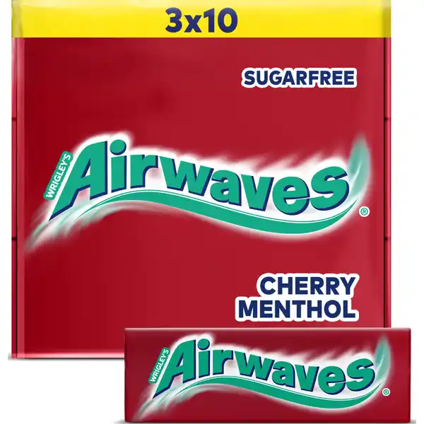 Cherry Menthol, zuckerfreier Kaugummi