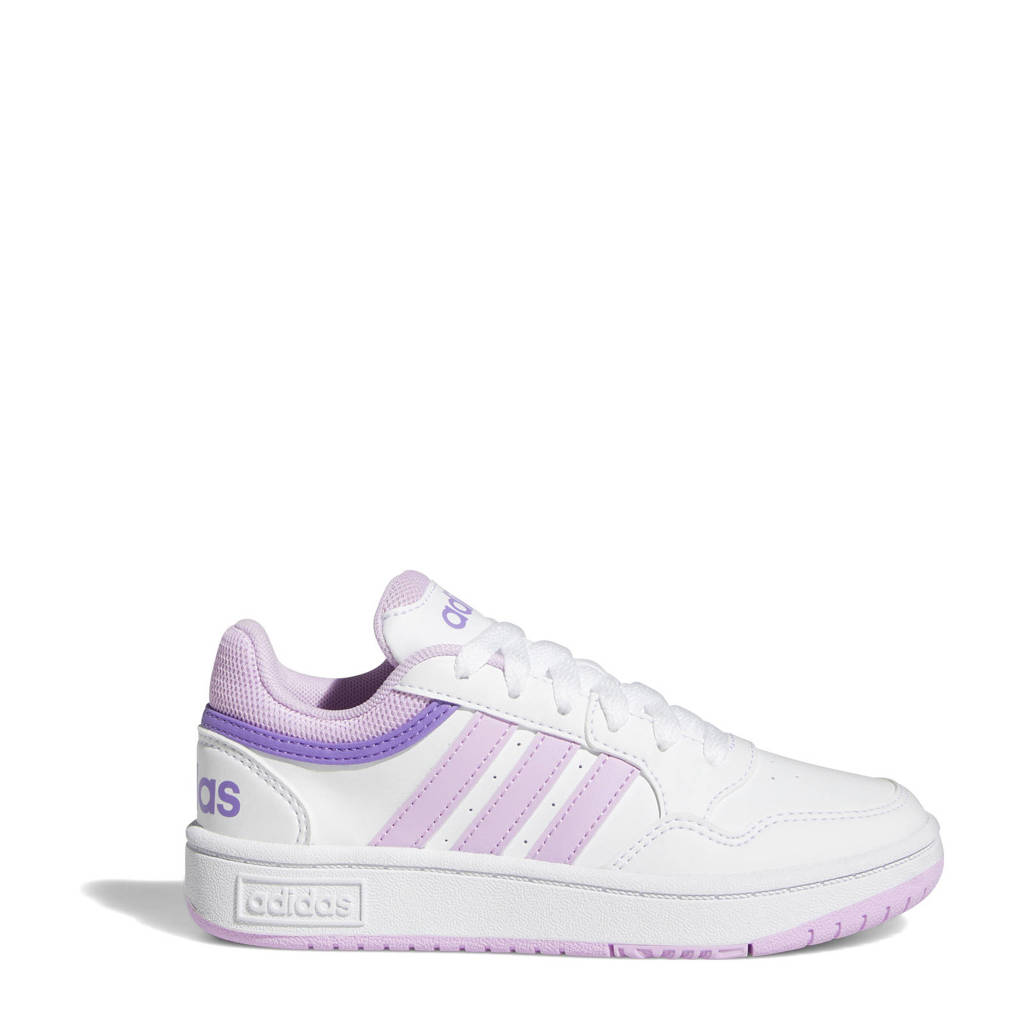 adidas Hoops 3.0 sneakers wit/lila