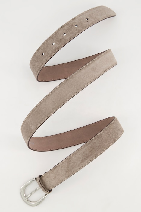 Gürtel, Suede, Velourslederoptik, Metallic-Schließe