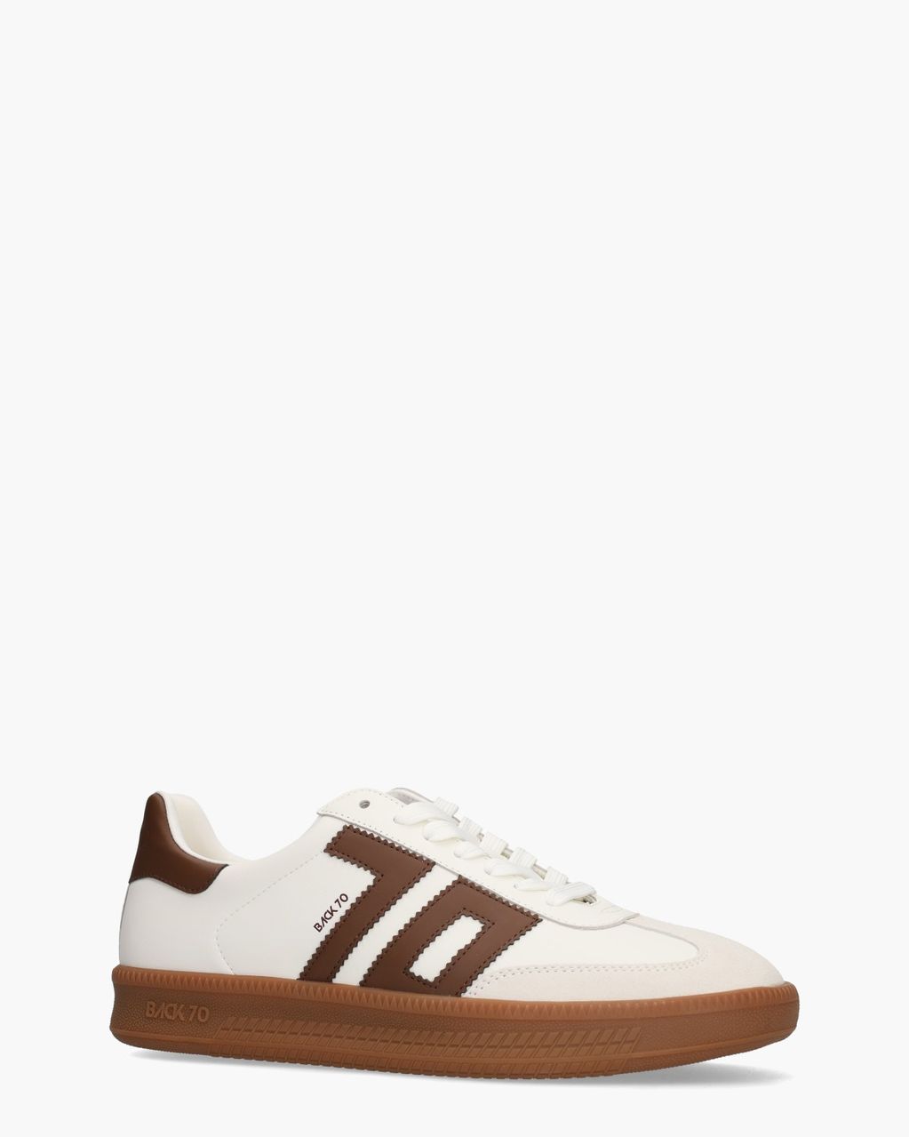 Back 70 Double Cloud V26-04 Wit/Bruin Herensneakers