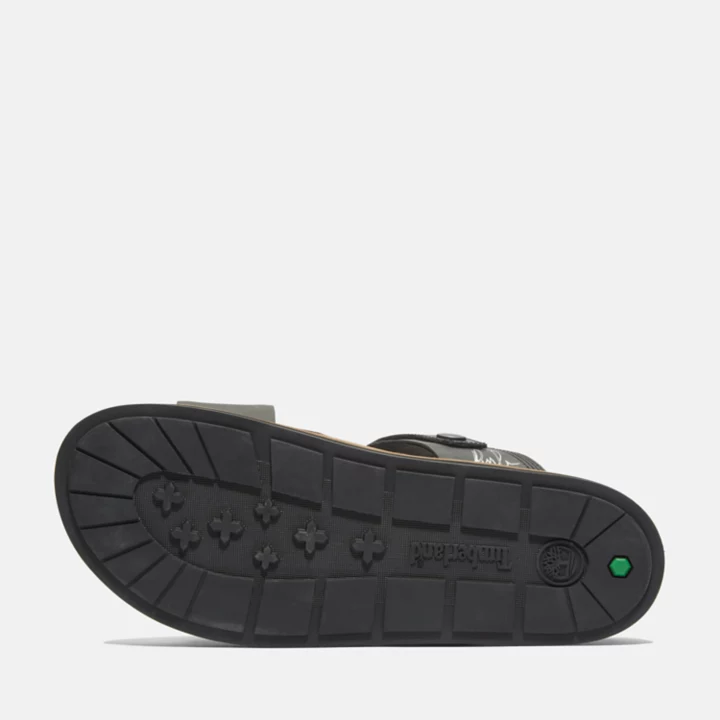 Sandale à double bride Amalfi Vibes pour homme en noir
