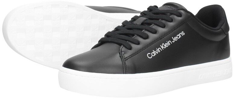 Calvin Klein Classic Cupsole Lace Up Lth zwart