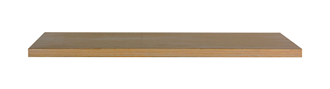 Mueller Sakura topblad 120x46cm naturel eiken/mat zwart