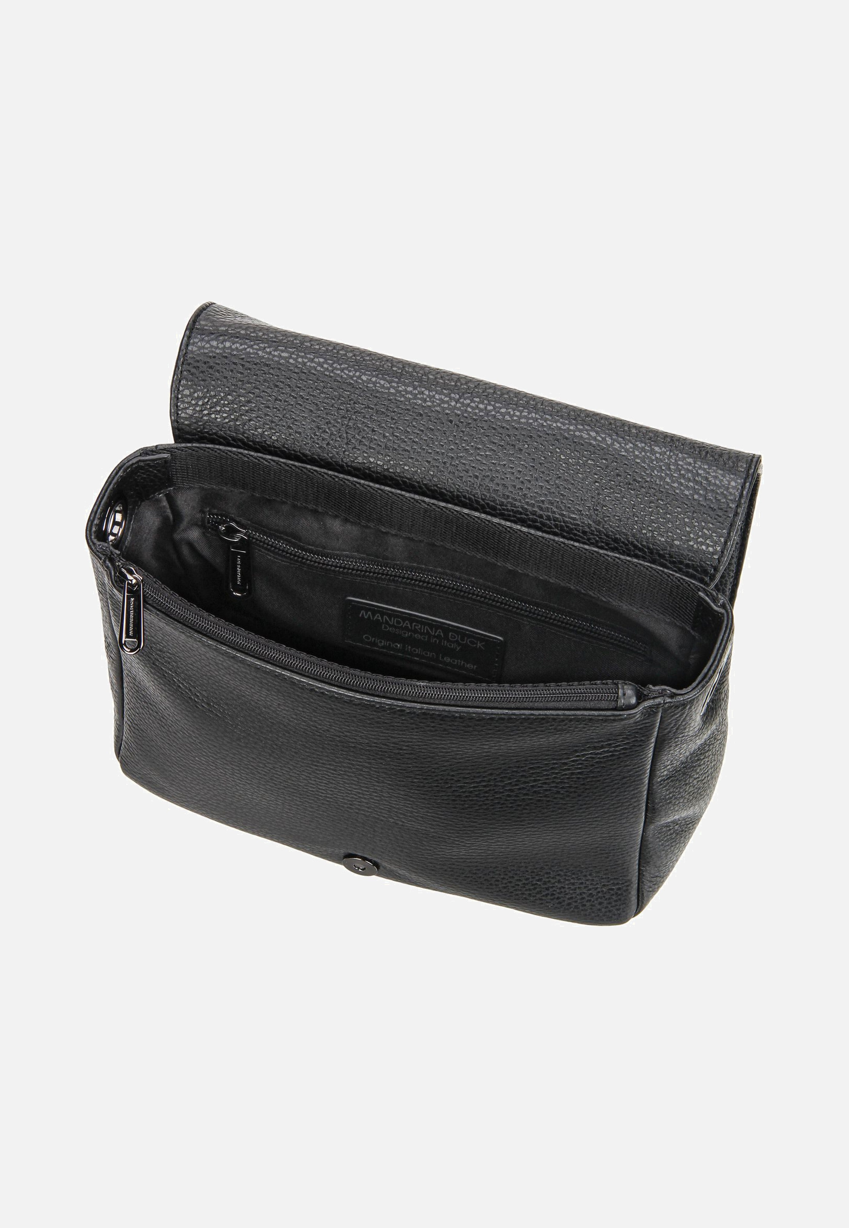 Mellow Leather Hunting Bag FZT69 Nero - Crossbody Bag
