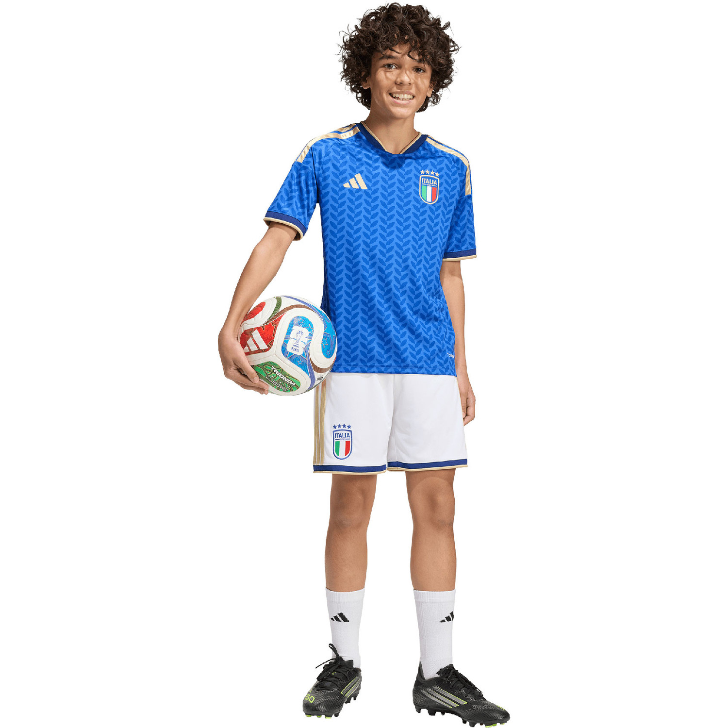 adidas Italië Thuis Short Kids WK 2026