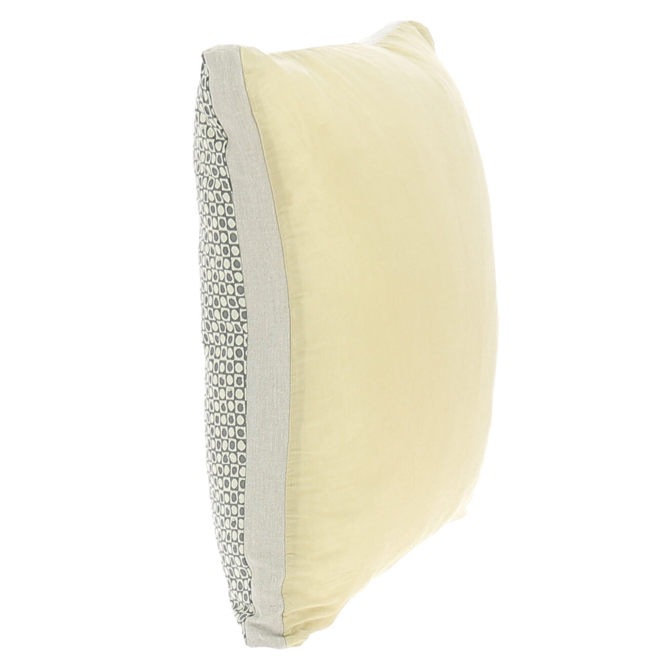 En Fil d'Indienne Housse de coussin Soie tabac - 45x45 cm