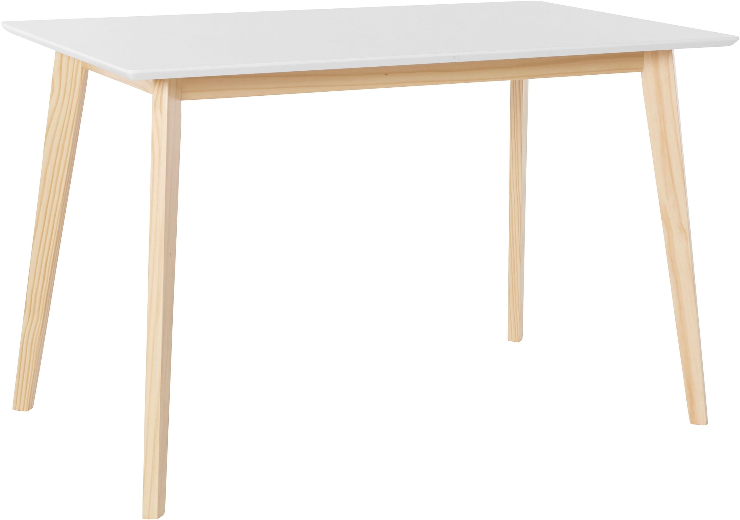 INOSIGN Esstisch »Cody« mit Beinen aus Massivholz eckige MDF-Tischplatte, in 2 Farbvarianten