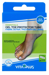 Vitaplus Essentials Gel Toe Tube maat S/M 1ST
