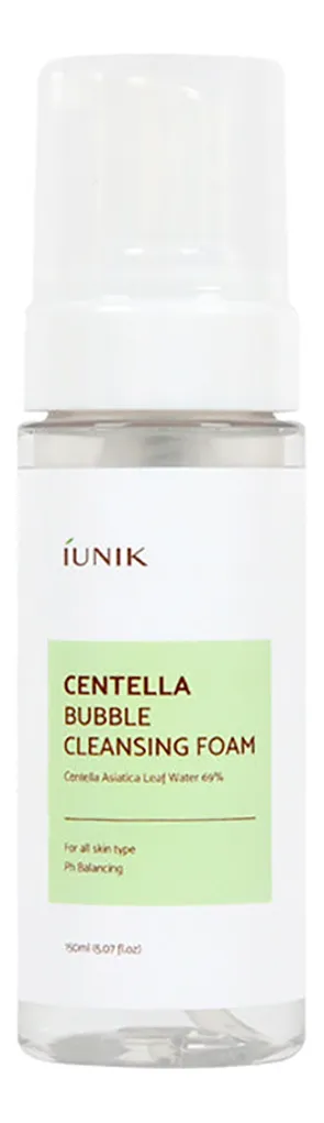 Iunik Centella Bubble Cleansing Foam - 150 ml.