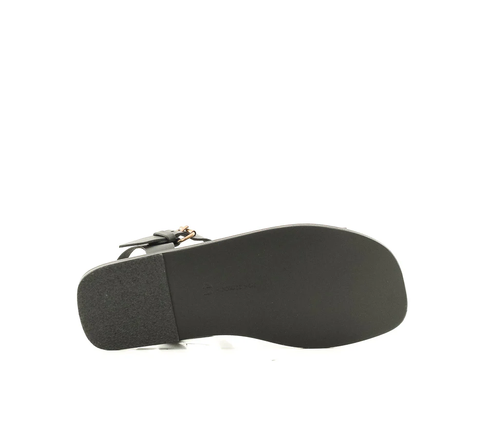 ANCIENT GREEK SANDAL - SAND EKTORAS BLACK