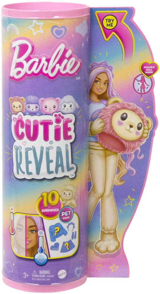 BARBIE - POUPEE CUTIE REVEAL LION