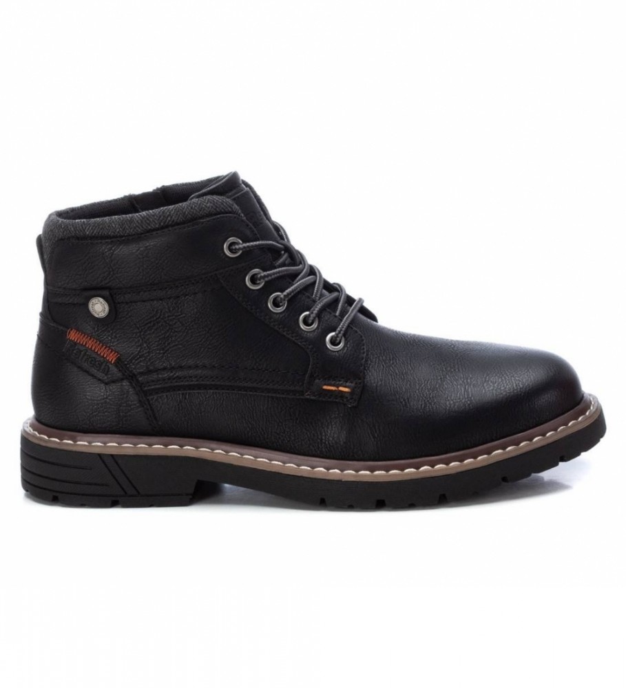 Botas pretas casuais de cano curto Refresh