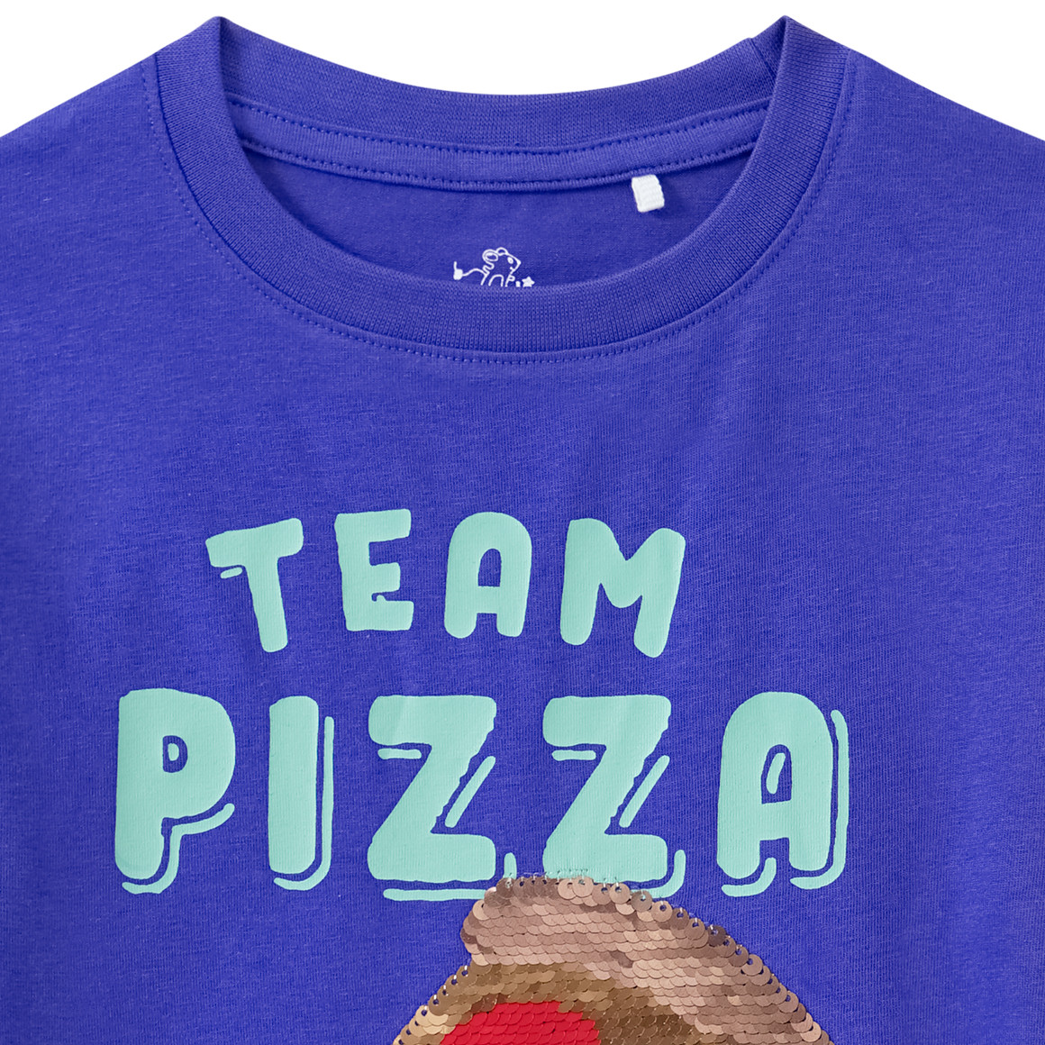 Topolino Jungen T-Shirt mit Wendepailletten blau