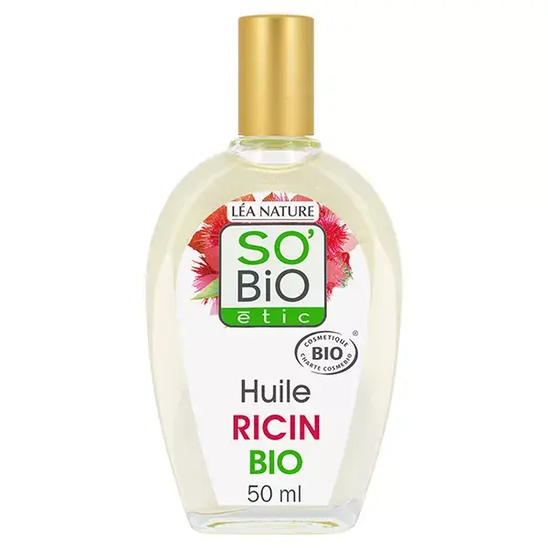 Óleo de Rícino Orgânico So'Bio Étic 50ml