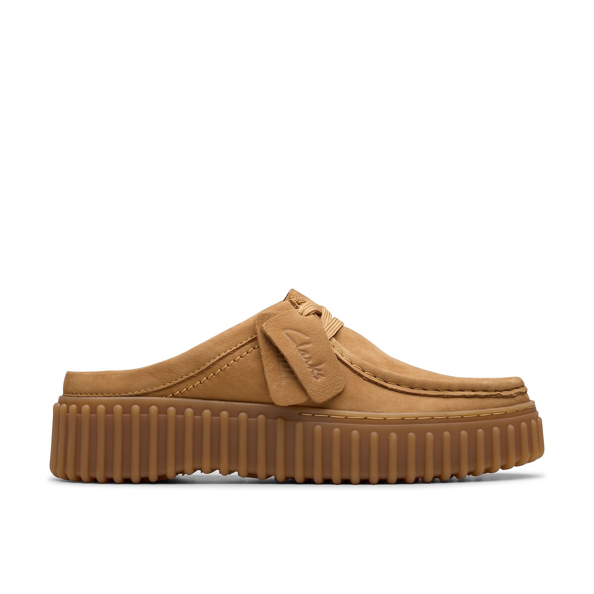 CLARKS<br>Mulas de camurça de couro Torhill