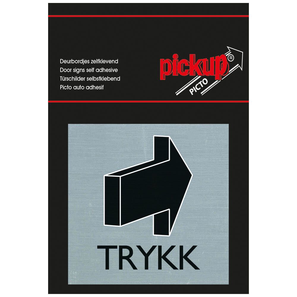 SKILTPICKUP TRYKK ALU PICTO 80X80 MM