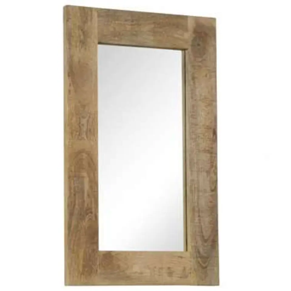 vidaXL - Spiegel - Bruin - Hout - 50 x 80 cm