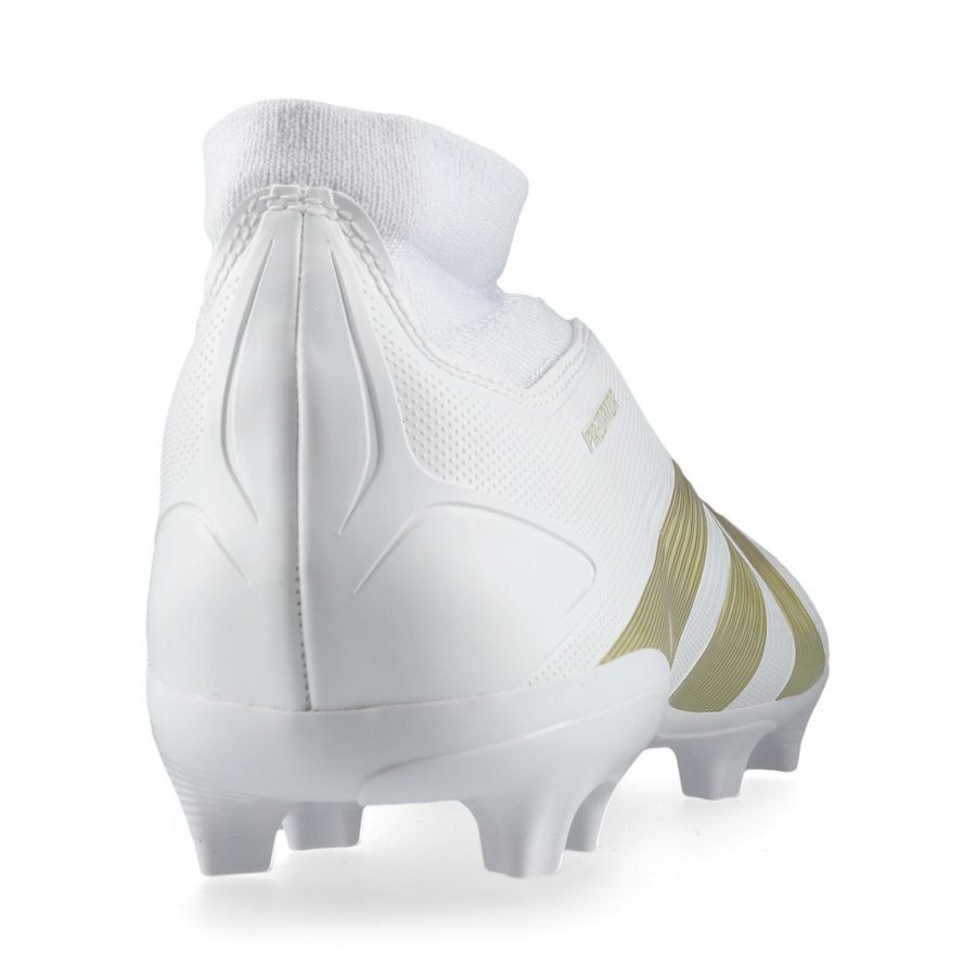 adidas Predator League Laceless FG Day Spark - Blanc/Doré/Blanc