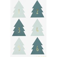Stickers pour calendrier de l'Avent 'CHRISTMAS TREE'