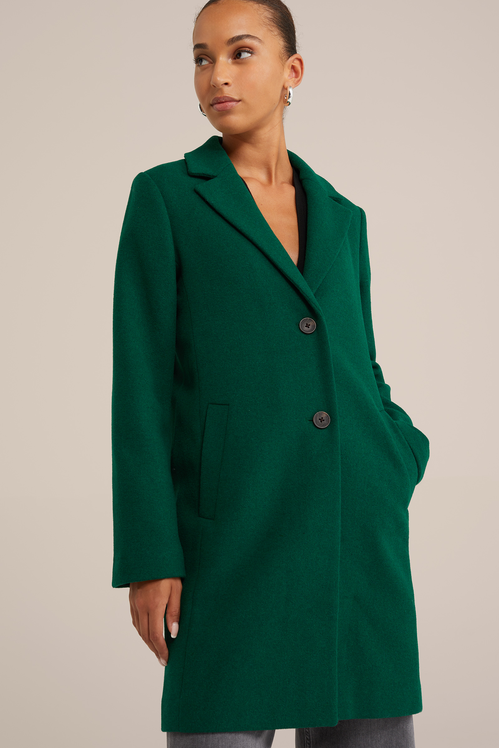 jas van wolmix WE Fashion Groen