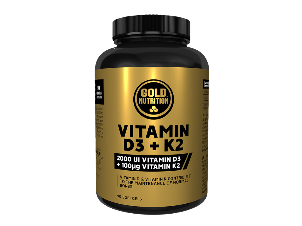 SUPLEMENTO GOLDNUTRITION VITAMIN D3   K2 90 CAPS