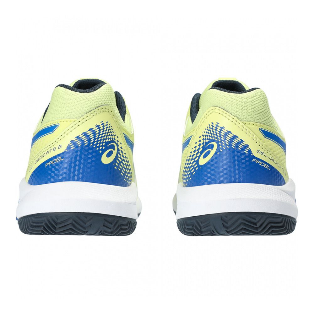 Asics GEL-DEDICATE 8 PADEL - Chaussures de padel Homme glow yellow/illusion blue