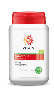 Vitals Borageolie Biologisch Capsules 100ST