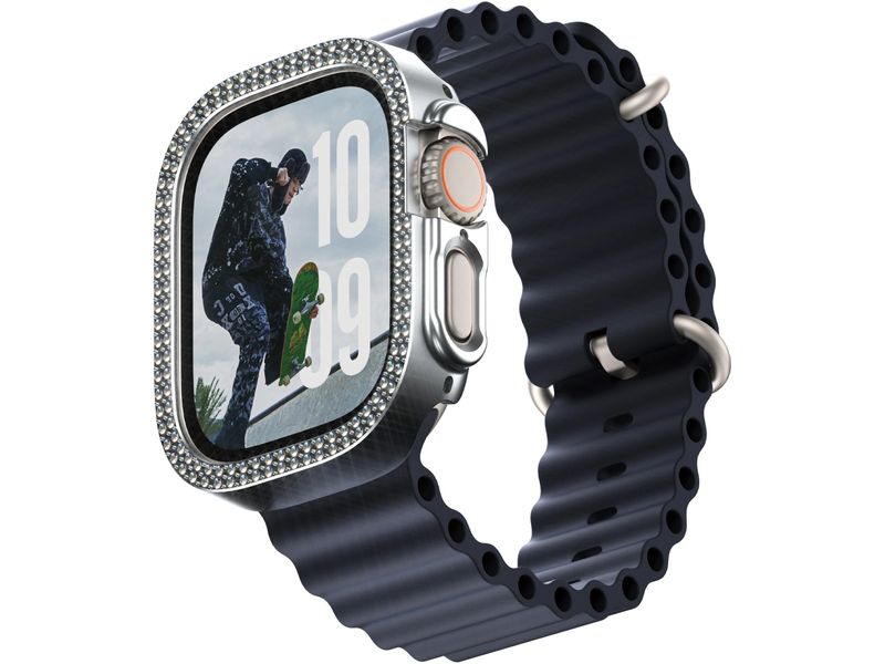 SAFE. Displayschutz Bling Bumper Silver 46 mm Displayschutz für das Apple Watch Series 10