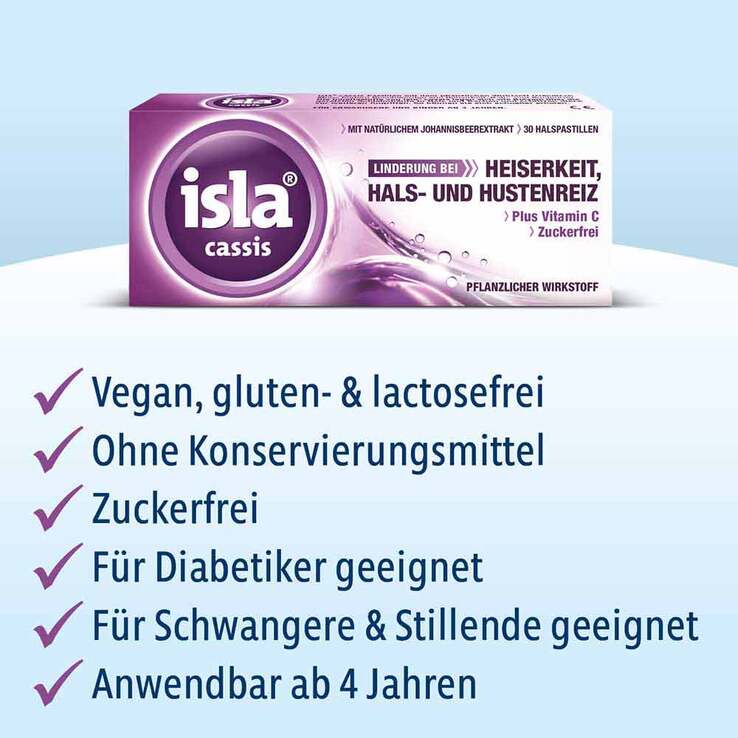 isla® cassis Pastillen, 120 St