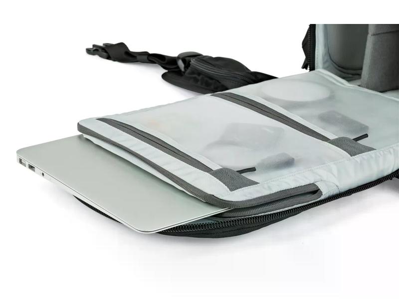 Lowepro Fotorucksack ProTactic BP 350 AW II (GRL) Schwarz Robuster Kamerarucksack aus recycelten Materialien