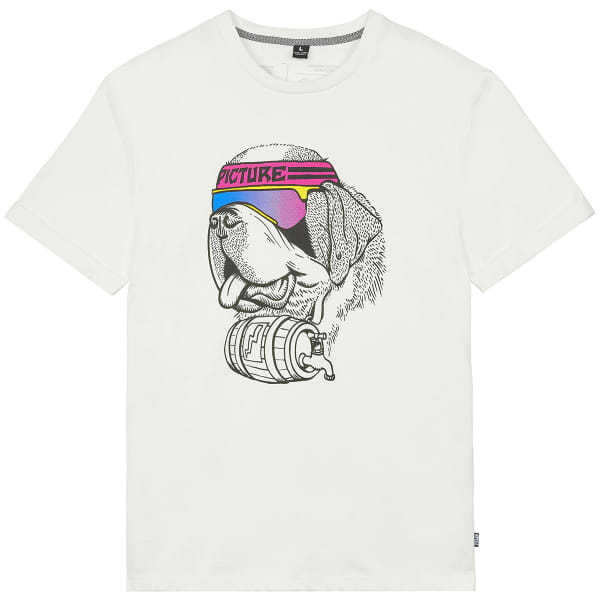 T-shirt randonnée PICTURE GEORGES TEE WHITE