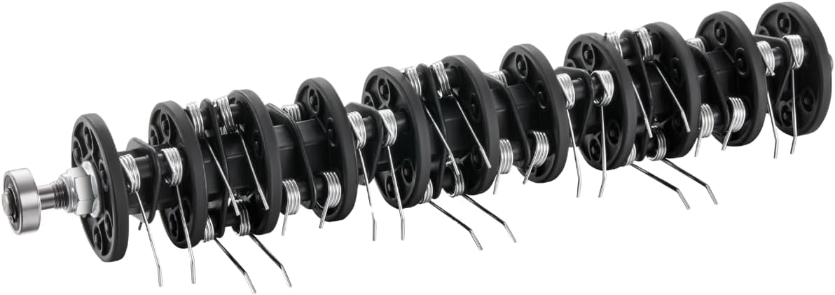 FUXTEC Elektro-Vertikutierer FX-EV320ECO, Rasenlüfter mit 1300 Watt Power, 32 cm Arbeitsbreite und Tiefeneinstellungen von -12 bis +10 mm, 40 L Grasfangkorb