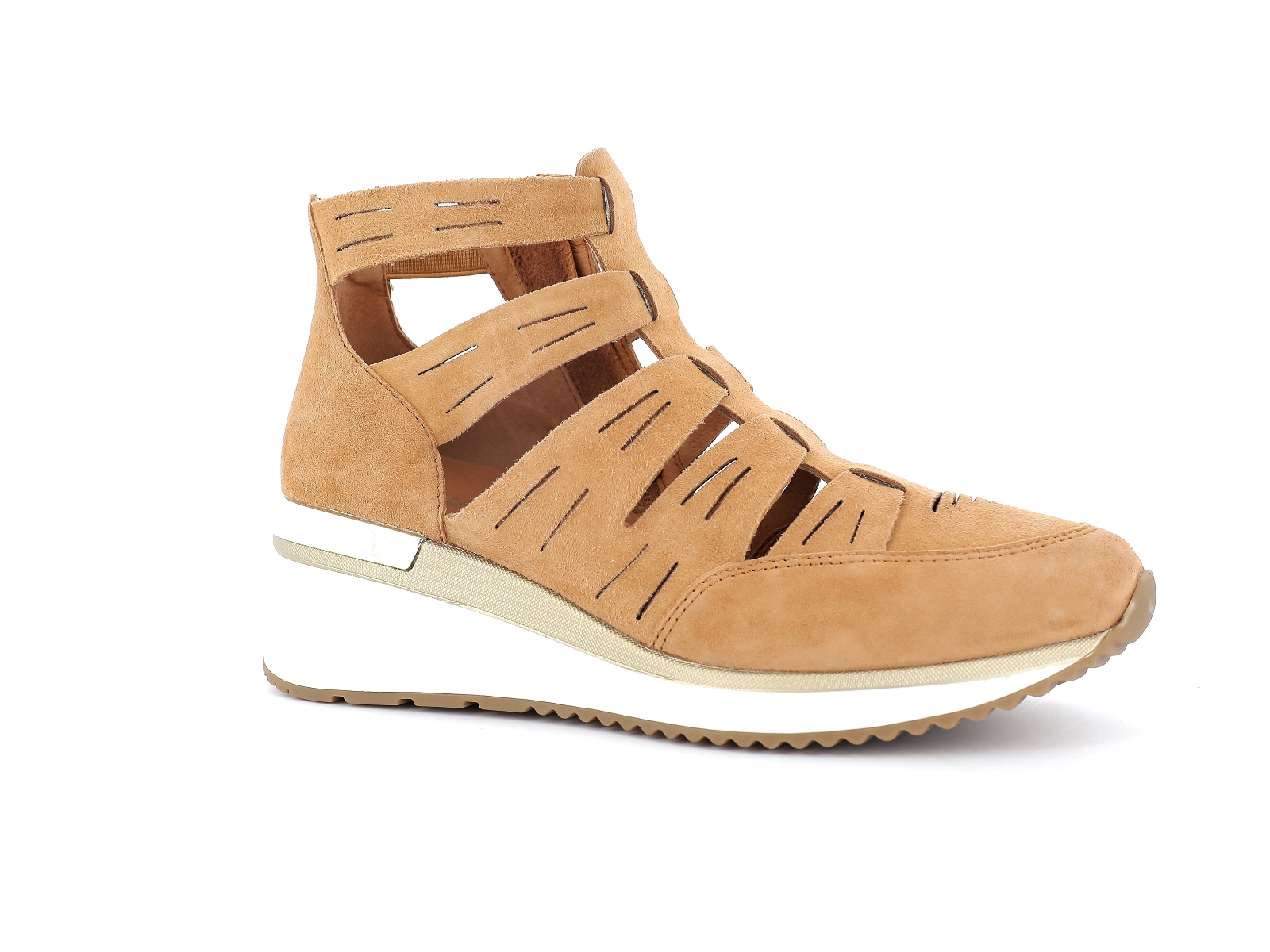 Mam  zelle-VACANO Nubuck Marron Clair
