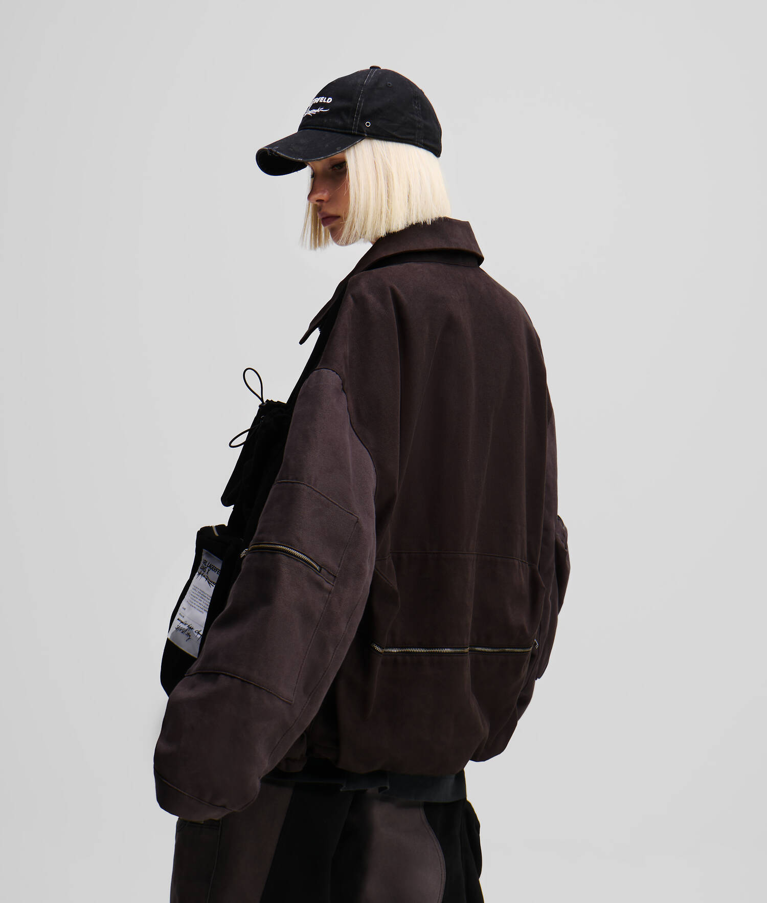 VESTE STYLE UTILITAIRE KLJ X ATELIER RESERVÉ - Noir