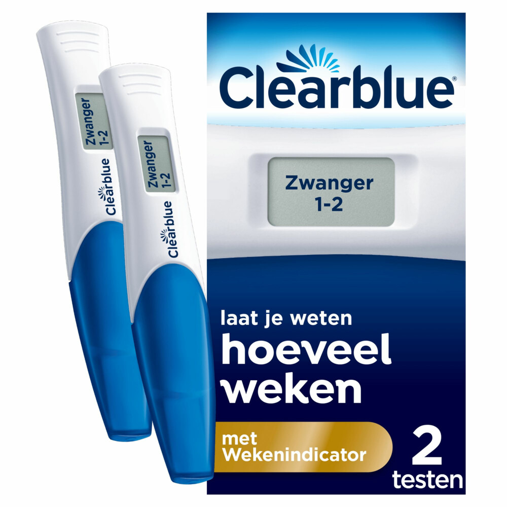 Clearblue Zwangerschapstest met Wekenindicator2 stuks