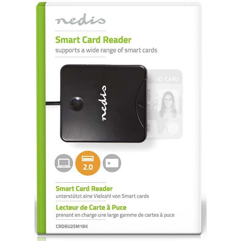 Nedis CRDRU2SM1BK Smartcard kaartlezer USB
