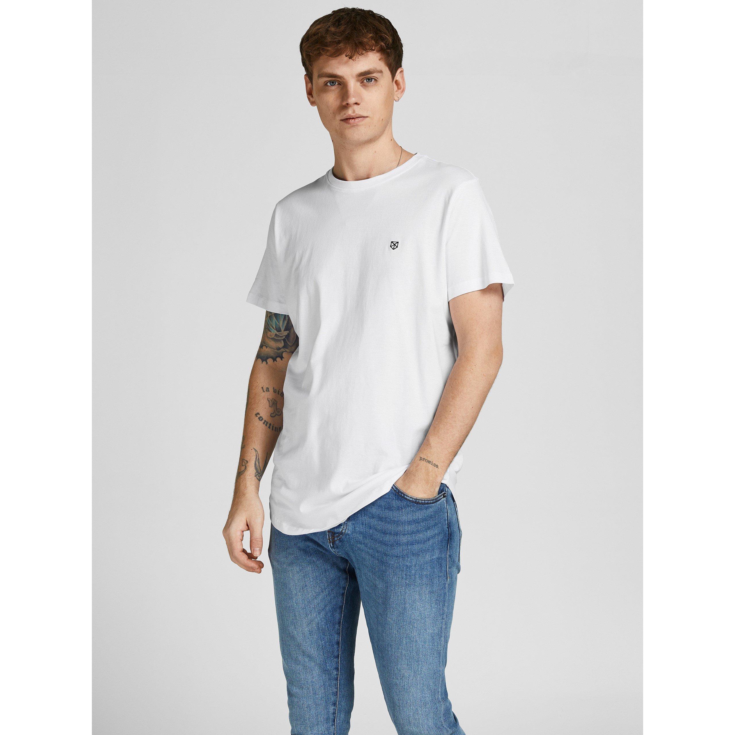 Jack and Jones 5 Pack Brody Short Sleeve T Shirt Mens