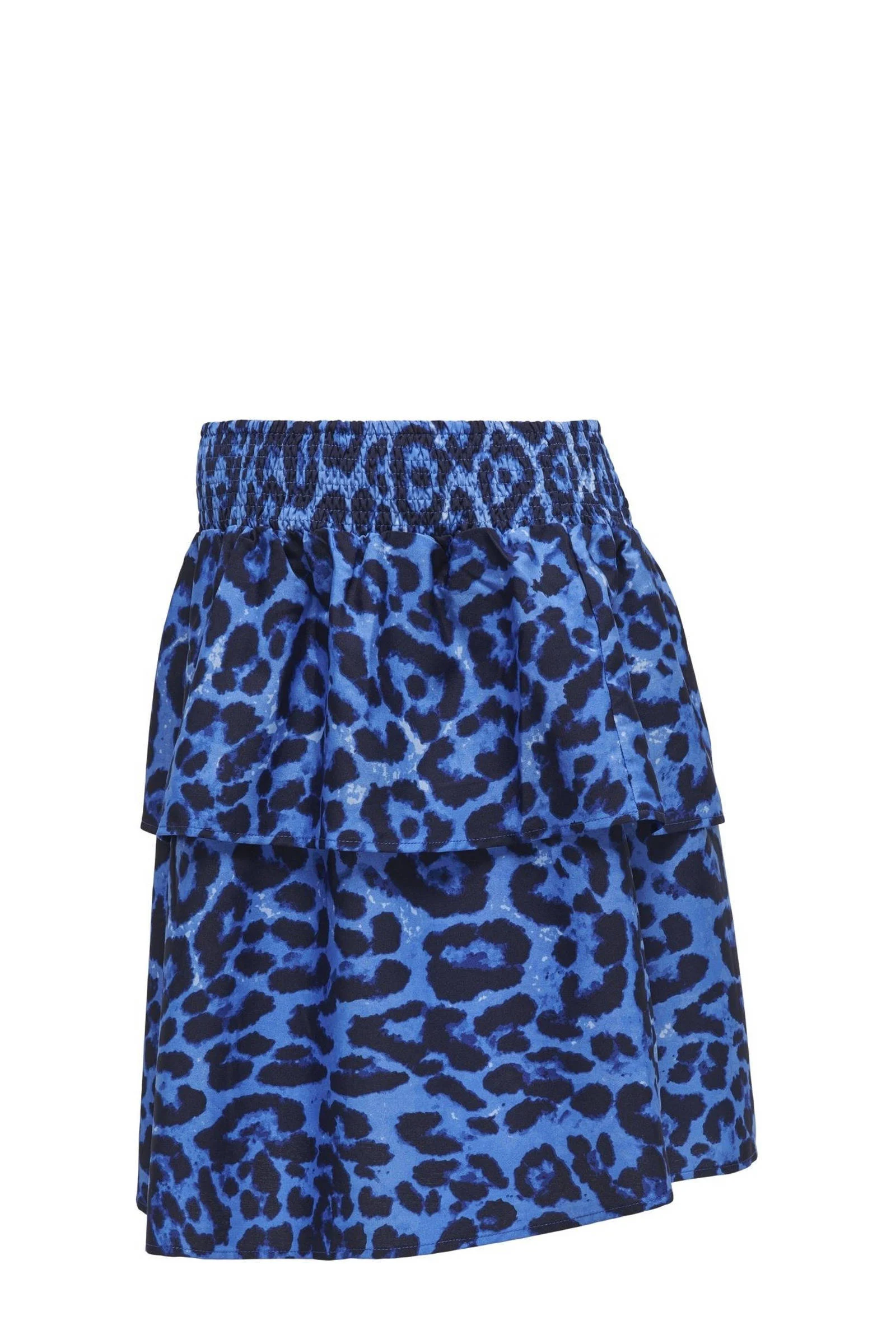 ONLY MATERNITY zwangerschapsrok OLMLEOLI met all over print blauw/zwart